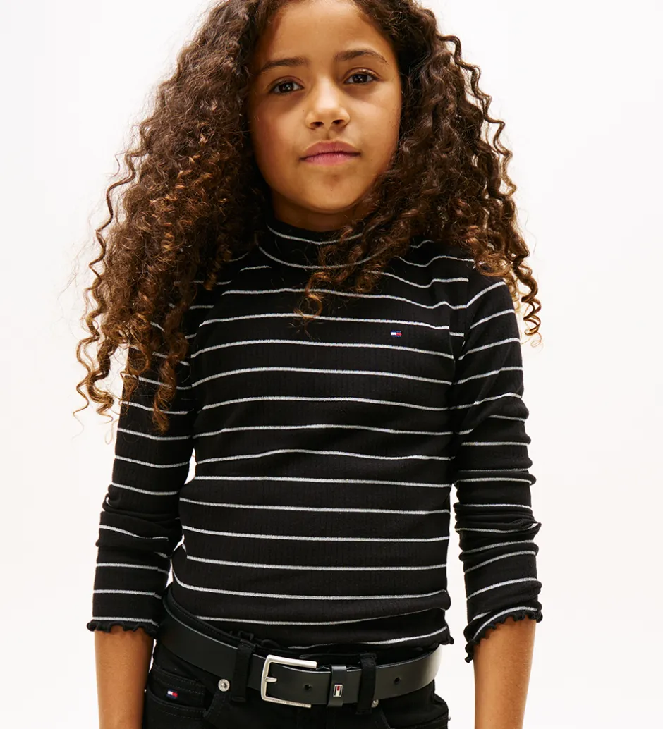 Bluser*Tommy Hilfiger Bluse - Mock Neck - Black
