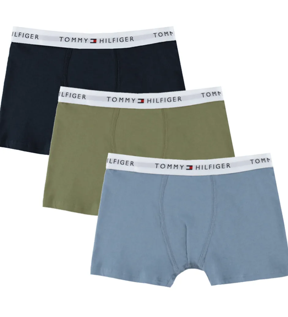 Undertøj*Tommy Hilfiger Boxershorts - 3-pak - Brisk Blue/Utility Sage/Des