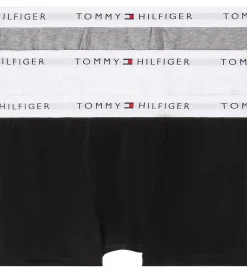 Undertøj*Tommy Hilfiger Boxershorts - 3-pak - Hvid/Sort/Gråmeleret