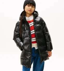 Børn Tommy Hilfiger Dunfrakke - Long - Black