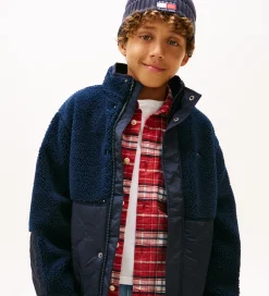 Børn Tommy Hilfiger Fleecejakke - Teddy - Dark Night Blue