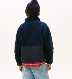 Børn Tommy Hilfiger Fleecejakke - Teddy - Dark Night Blue