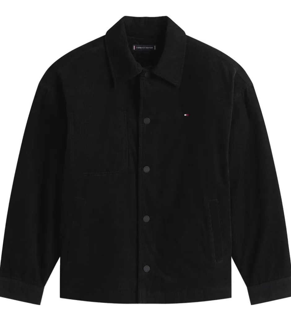 Skjorter|Konfirmationstøj*Tommy Hilfiger Fløjlsjakke - Overshirt - Sort