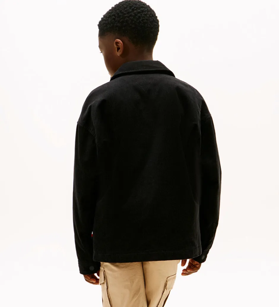 Skjorter|Konfirmationstøj*Tommy Hilfiger Fløjlsjakke - Overshirt - Sort