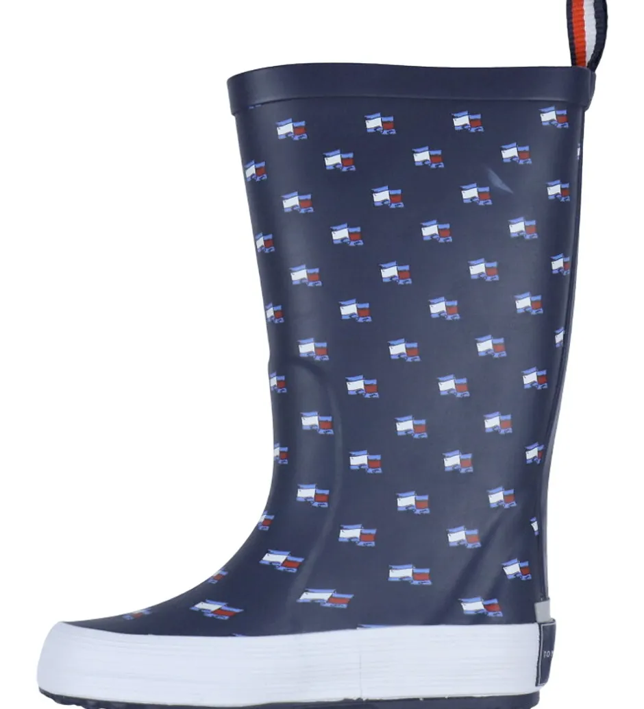 Tommy Hilfiger Gummistøvler - Flag - Blue