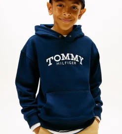 Hættetrøjer*Tommy Hilfiger Hættetrøje - Monotype - Dark Night Navy