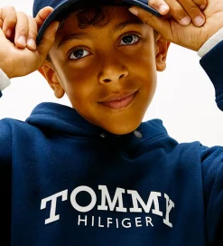 Hættetrøjer*Tommy Hilfiger Hættetrøje - Monotype - Dark Night Navy