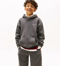 Børn Tommy Hilfiger Hættetrøje - Washed Black