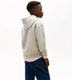 Børn Tommy Hilfiger Hættetrøje - Mid Grey/Heather Grey