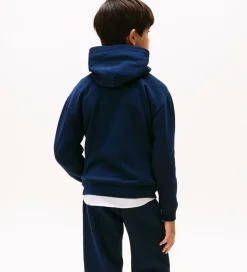 Børn Tommy Hilfiger Hættetrøje - Flag - Dark Night Navy
