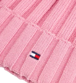 Huer Og Hatte*Tommy Hilfiger Hue - Strik - Mystic Pink