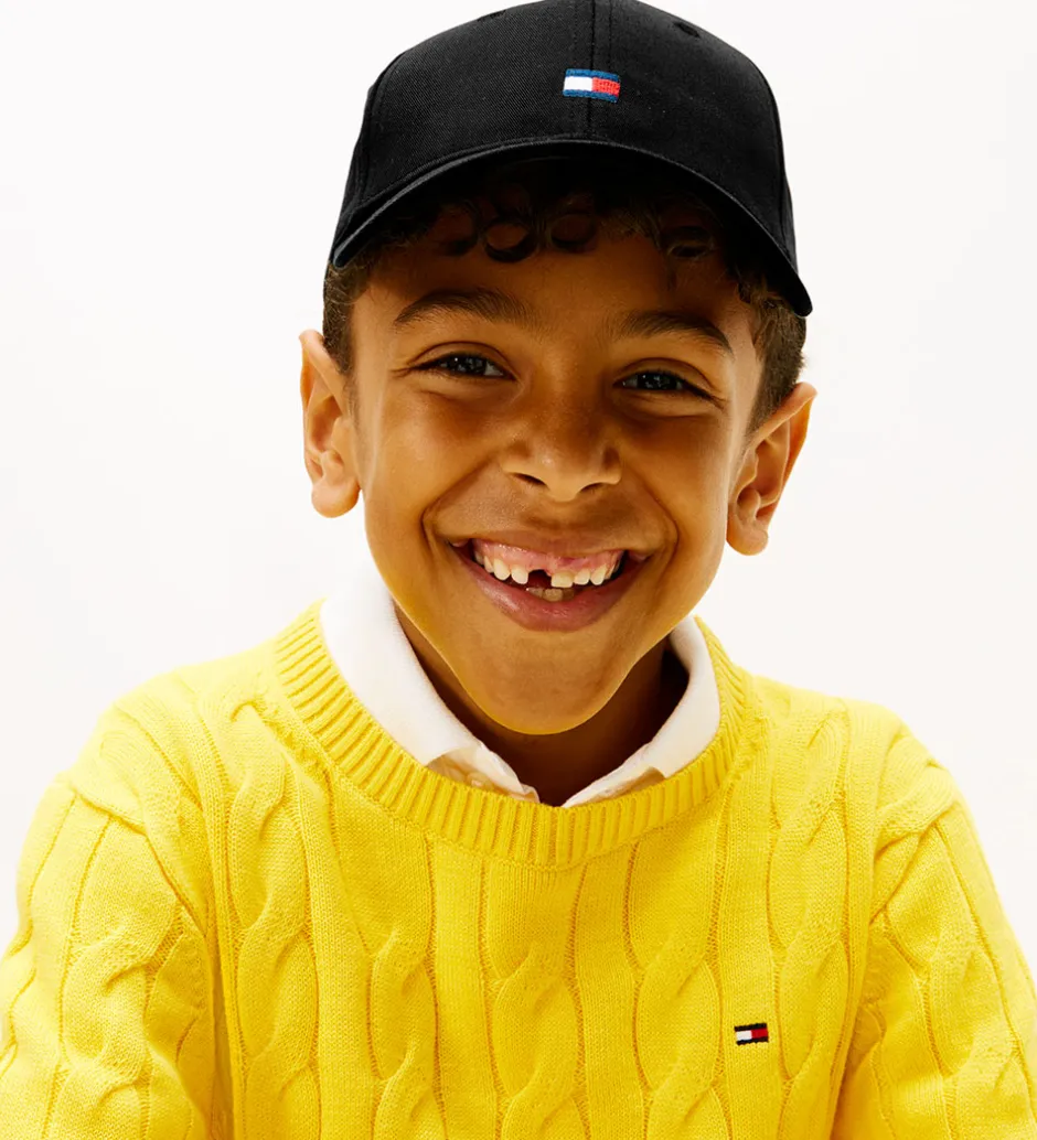 Børn Tommy Hilfiger Kasket - Small Flag - Sort