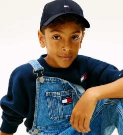 Kasketter*Tommy Hilfiger Kasket - Small Flag - Space Blue