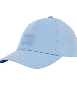 Kasketter*Tommy Hilfiger Kasket - Tonal Flag - Cloudy Blue