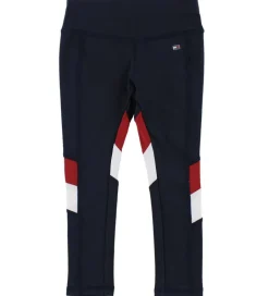 Træningsbukser|Gymnastiktøj*Tommy Hilfiger Leggings - Navy m. Rød/Hvid