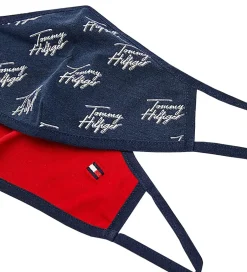 Mundbind*Tommy Hilfiger Mundbind - 2-pak - Navy/Rød
