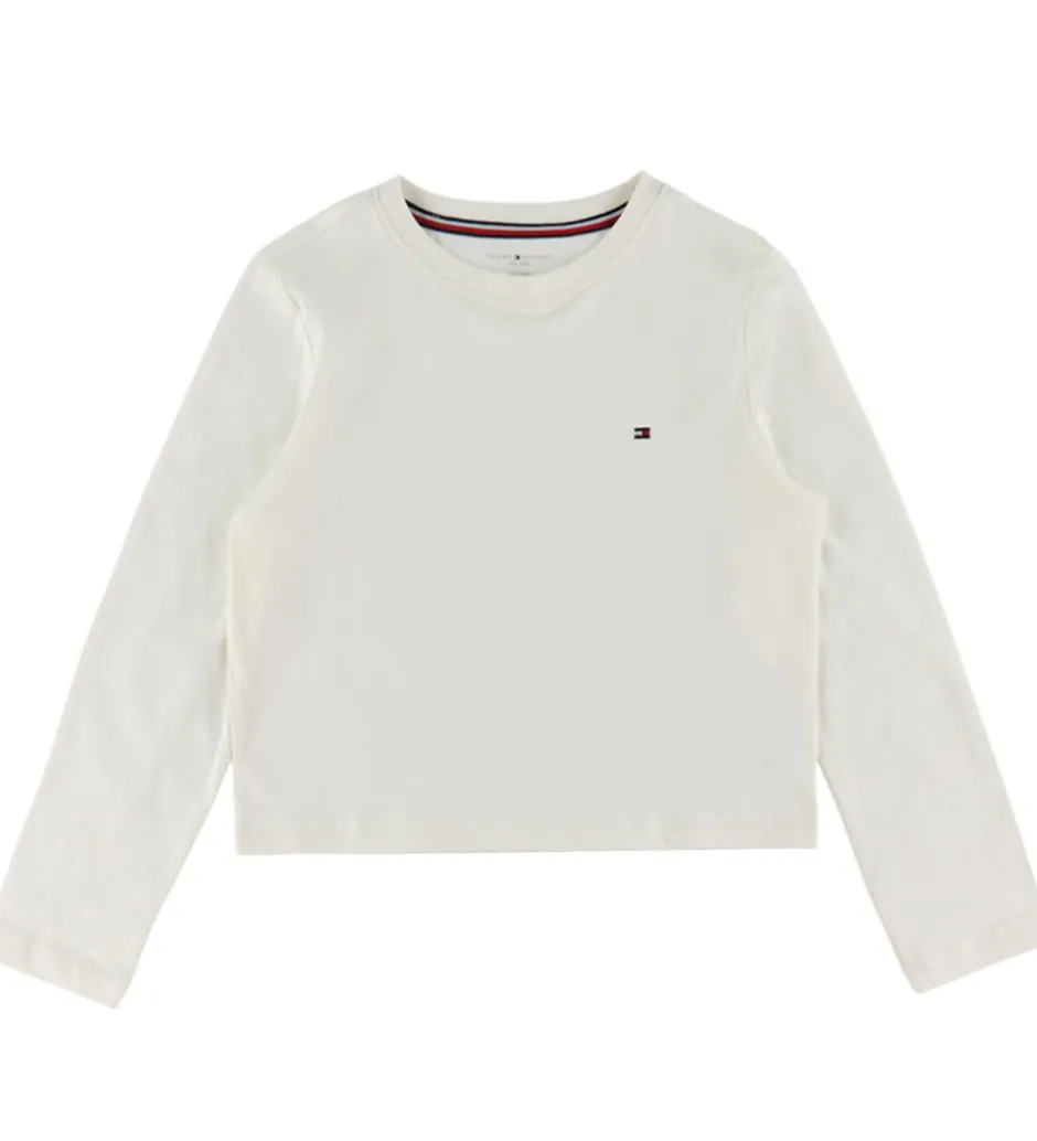 Børn Tommy Hilfiger Nattøj - Ivory Silk/Mini Plaie Ivory