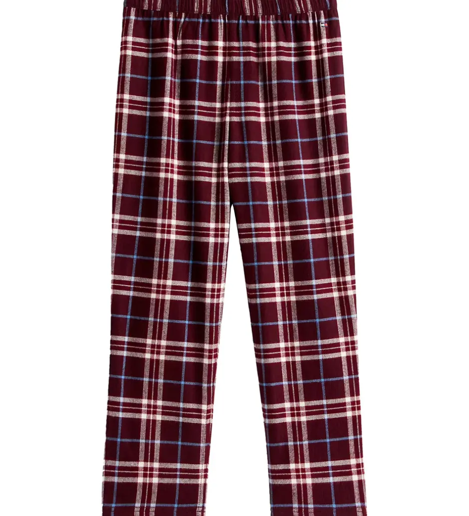 Nattøj*Tommy Hilfiger Nattøj - Straight - Tartan Reiker Burgundyred