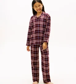 Nattøj*Tommy Hilfiger Nattøj - Straight - Tartan Reiker Burgundyred