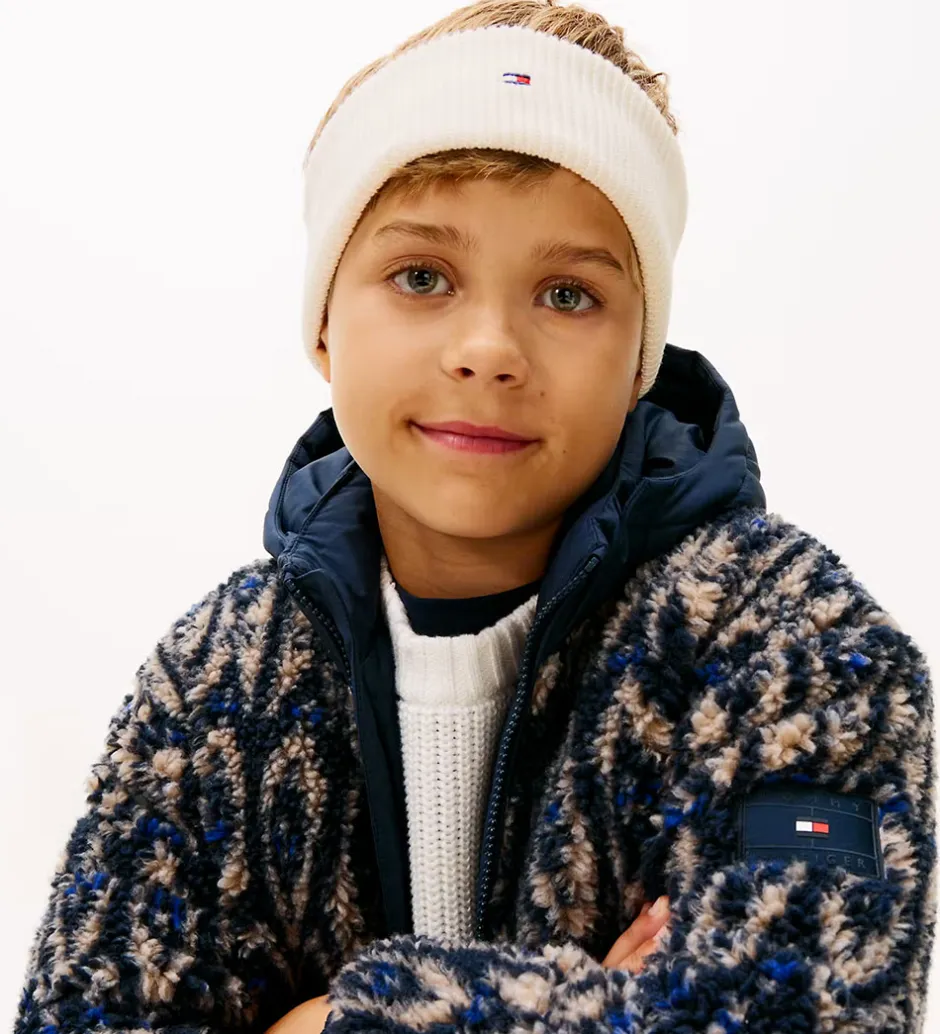 Pandebånd|Huer Og Hatte*Tommy Hilfiger Pandebånd - Strik - Ancient White