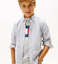 Børn Tommy Hilfiger Skjorte - Dark Night Navy Stripe