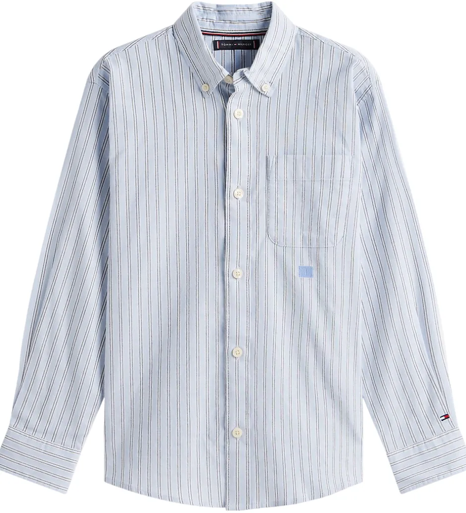 Konfirmationstøj*Tommy Hilfiger Skjorte - Multi Stripe - Breezy Blue