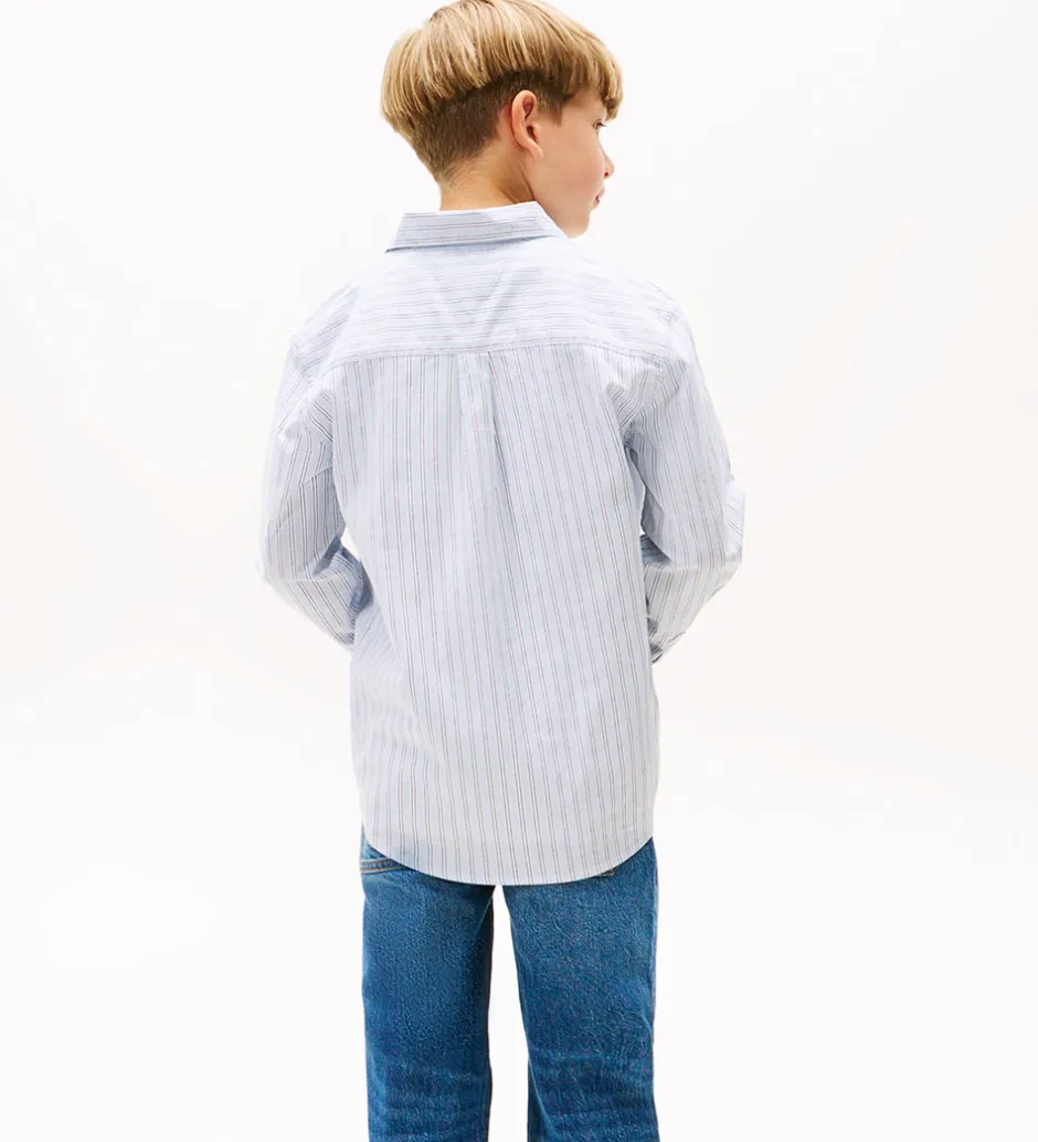 Konfirmationstøj*Tommy Hilfiger Skjorte - Multi Stripe - Breezy Blue