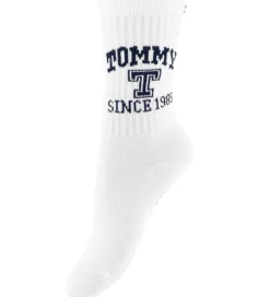 Strømper*Tommy Hilfiger Strømper - 2-pak - Hvid m. Print
