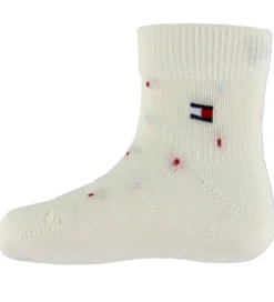 Børn Tommy Hilfiger Strømper - 2-pak - Rosa/Hvid m. Print