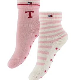 Børn Tommy Hilfiger Strømper - 2-pak - Rosa/Hvid