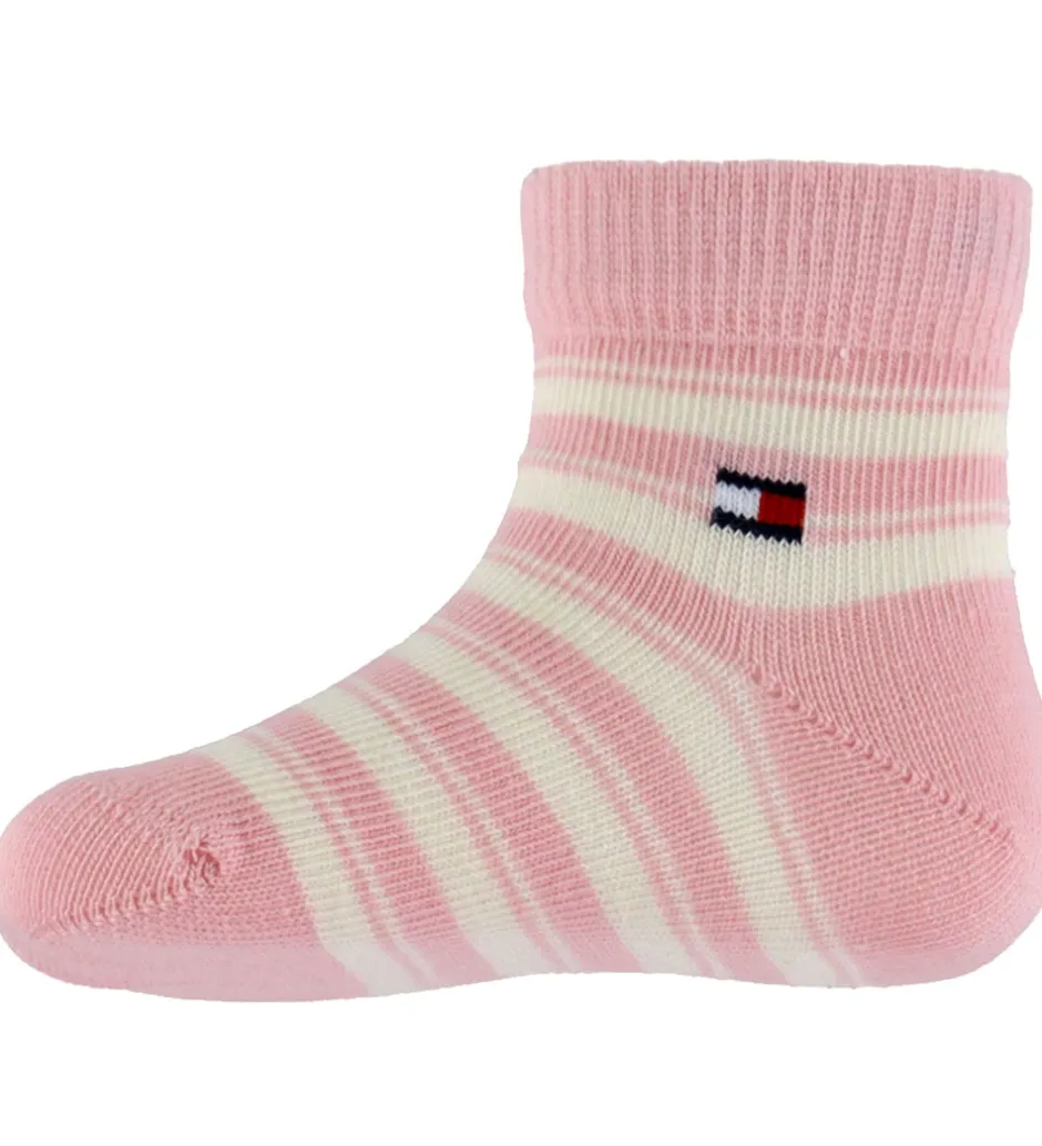 Børn Tommy Hilfiger Strømper - 3-pak - Rosa/Hvid