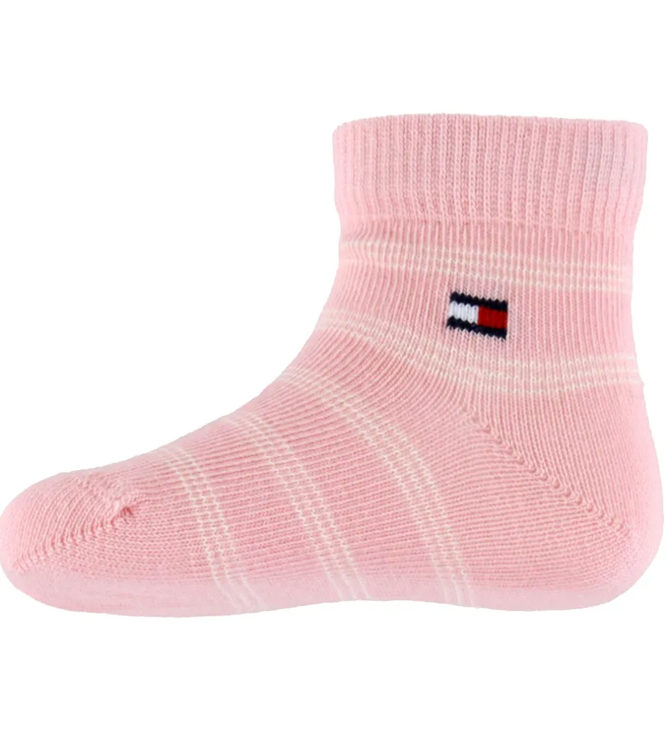Børn Tommy Hilfiger Strømper - 3-pak - Rosa/Hvid