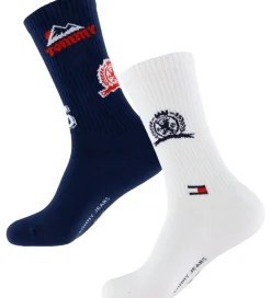 Strømper*Tommy Hilfiger Strømper - 2-pak - Navy/Hvid
