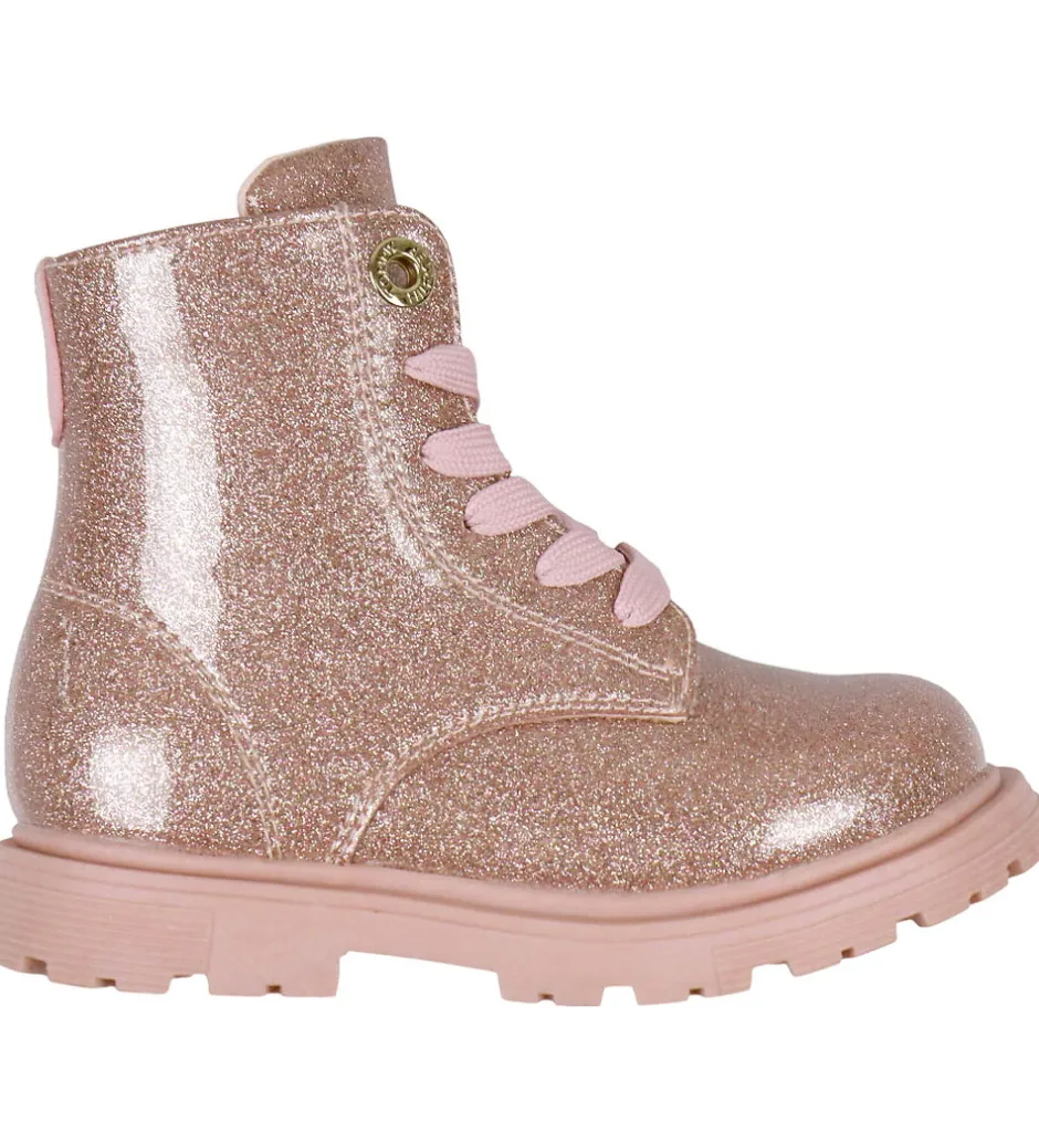 Støvler*Tommy Hilfiger Støvler - Lace-Up - Pink/Glitter