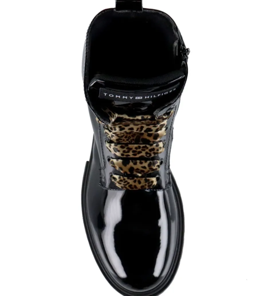 Støvler*Tommy Hilfiger Støvler - Lace-Up - Sort