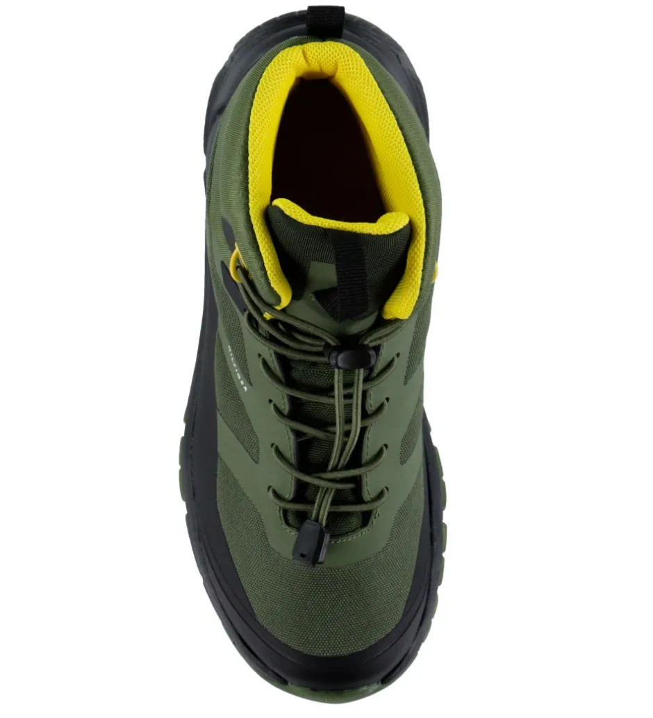 Tommy Hilfiger Støvler - Mid Lace-Up - Military Green