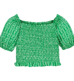 Toppe*Tommy Hilfiger Top - Printed Smock - Radiant Green