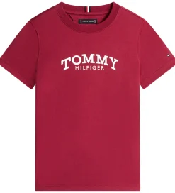 Børn Tommy Hilfiger T-shirt - Monotype - Rich Cherrry/Purple