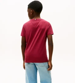 Børn Tommy Hilfiger T-shirt - Monotype - Rich Cherrry/Purple