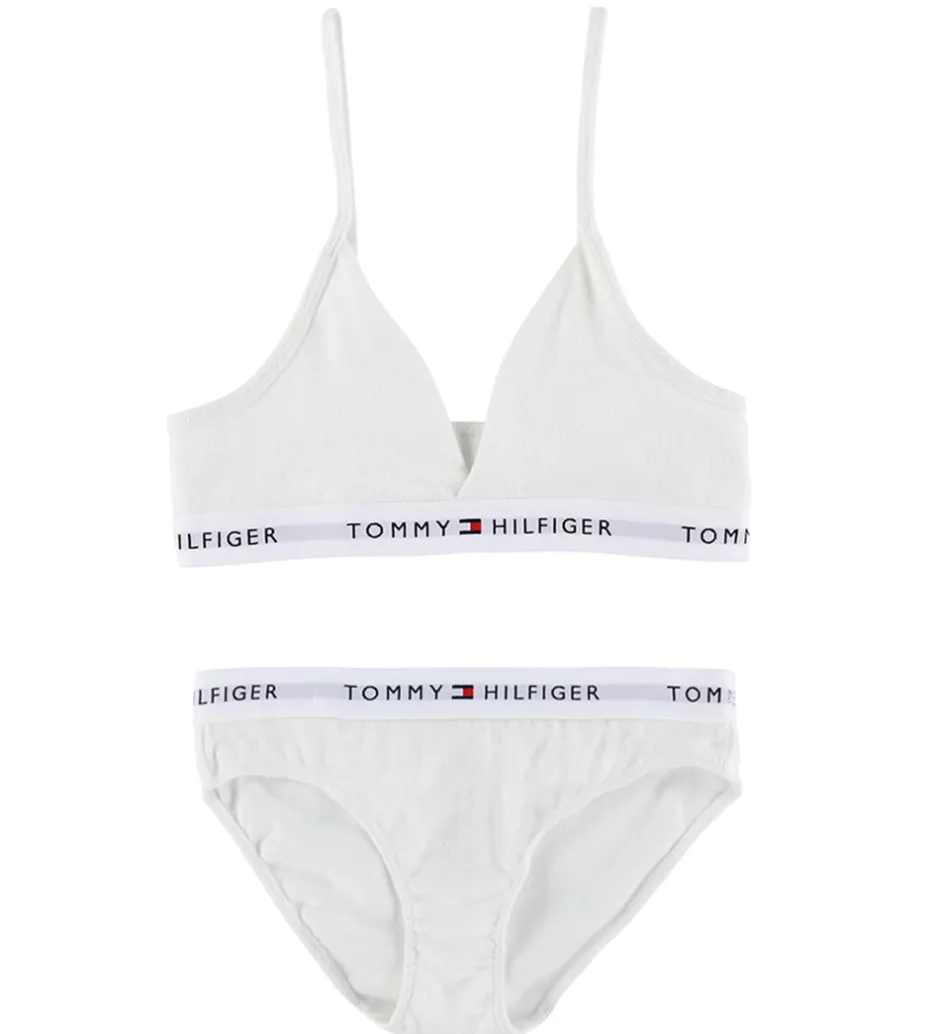 Undertøj*Tommy Hilfiger Undertøj - Ecru White m. Hulmønster