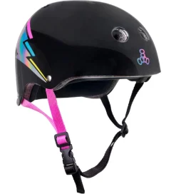 Skaterhjelme*Triple Eight Hjelm - Certified Sweatsaver - Black Hologram
