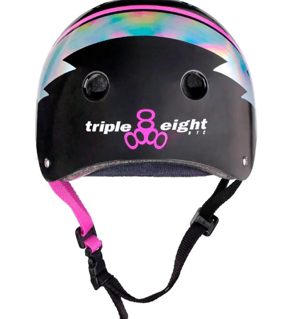 Skaterhjelme*Triple Eight Hjelm - Certified Sweatsaver - Black Hologram