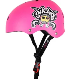 Skaterhjelme*Triple Eight Hjelm - Lil 8 Staab - Neon Pink Matte