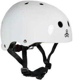 Skaterhjelme*Triple Eight Hjelm - Lil 8 - White Glossy