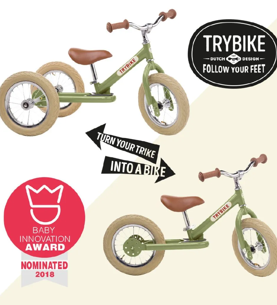 Løbecykler*TryBike Løbecykel - Steel - Grå