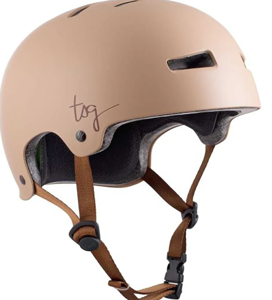 Børnesikkerhed|Skaterhjelme*TSG Cykelhjelm - Evolution - Satin Desert Dust