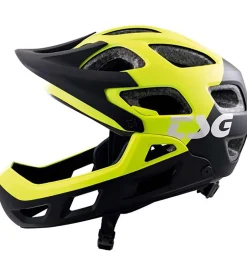 Børnesikkerhed|Skaterhjelme*TSG Mountainbikehjelm - Seek FR Graphic - Flow Black/Gul