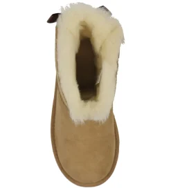 Bamsestøvler*UGG Bamsestøvler - K Mini Bailey Bow ll -Chestnut