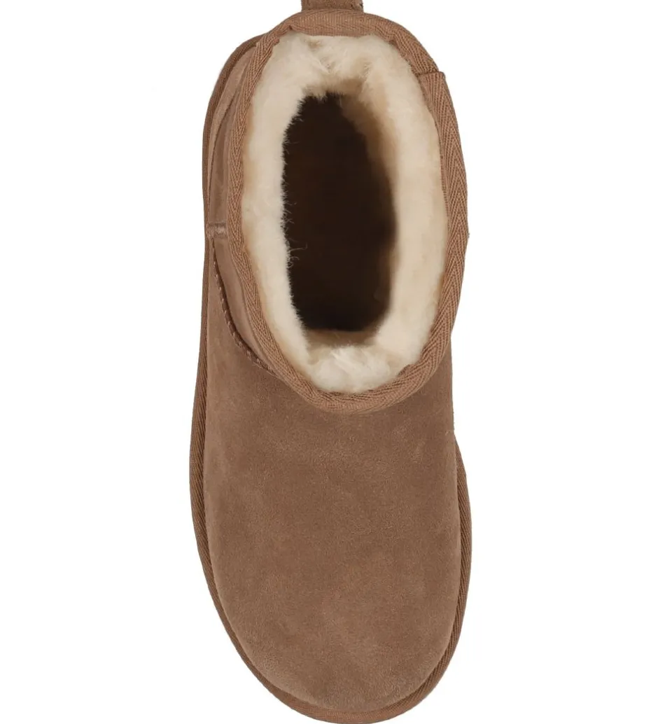 Bamsestøvler*UGG Bamsestøvler - W Classic Mini II - Chestnut
