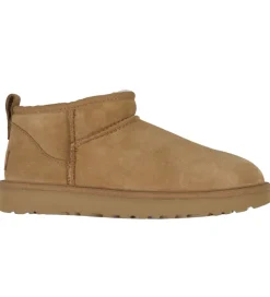 Bamsestøvler*UGG Bamsestøvler - W Classic Ultra Mini - Chestnut
